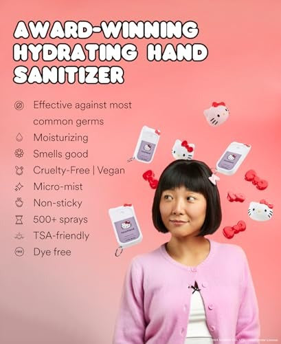 Touchland x Hello Kitty® desinfectante de manos + estuche de niebla