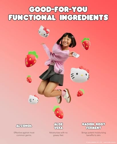 Touchland x Hello Kitty® desinfectante de manos + estuche de niebla